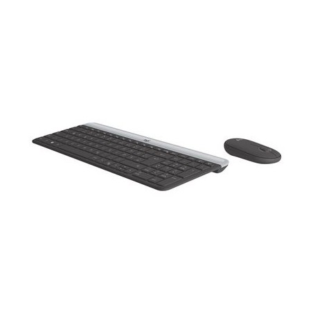 LOGITECH Slim Wireless Keyboard and Mouse Combo MK470 - GRAPHITE - DEU - CENTRAL