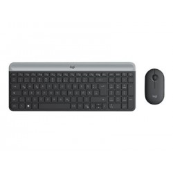 LOGITECH Slim Wireless Keyboard and Mouse Combo MK470 - GRAPHITE - DEU - CENTRAL