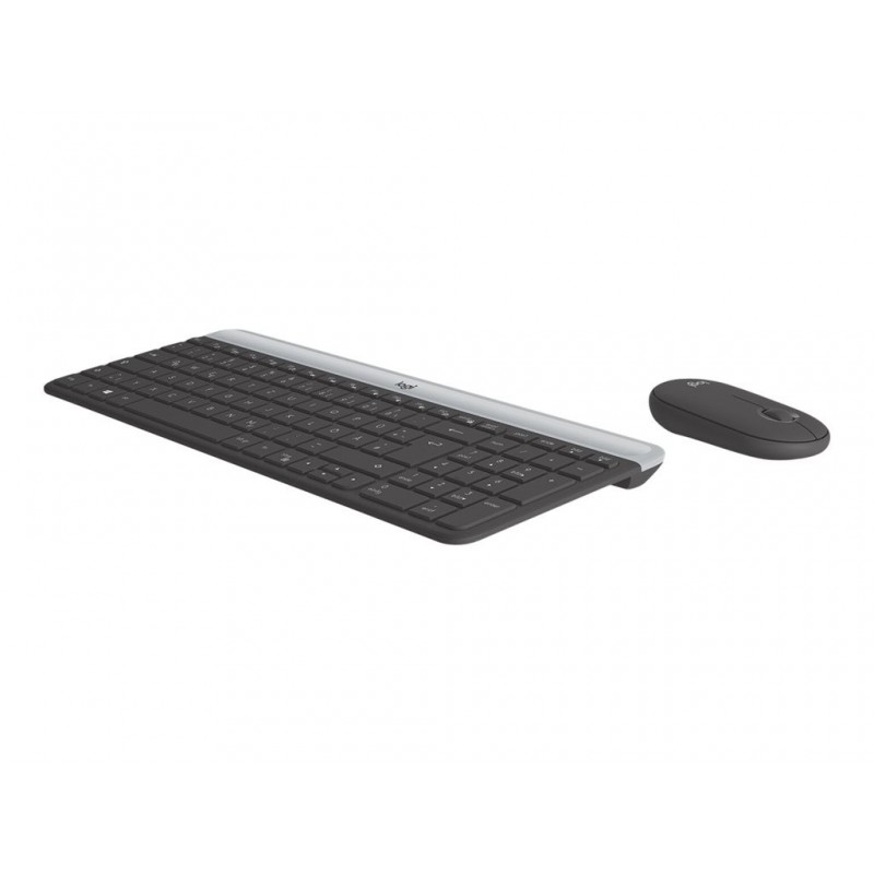 LOGITECH Slim Wireless Keyboard and Mouse Combo MK470 - GRAPHITE - DEU - CENTRAL
