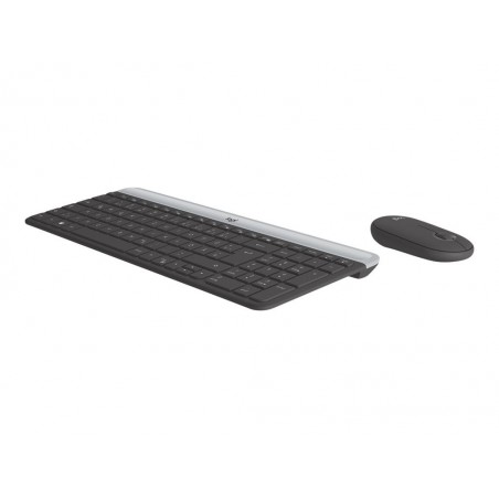 LOGITECH Slim Wireless Keyboard and Mouse Combo MK470 - GRAPHITE - DEU - CENTRAL