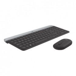 LOGITECH Slim Wireless Keyboard and Mouse Combo MK470 - GRAPHITE - DEU - CENTRAL