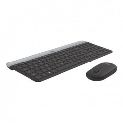 LOGITECH Slim Wireless Keyboard and Mouse Combo MK470 - GRAPHITE - DEU - CENTRAL