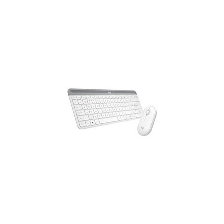 LOGITECH Slim Wireless Keyboard and Mouse Combo MK470 - OFFWHITE - DEU - CENTRAL