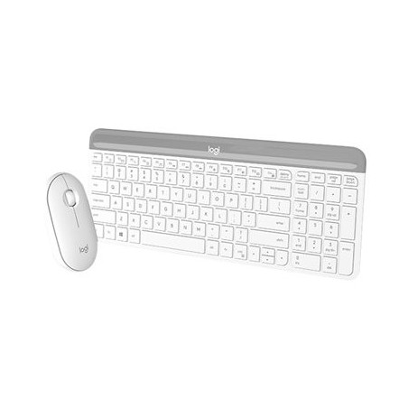 LOGITECH Slim Wireless Keyboard and Mouse Combo MK470 - OFFWHITE - DEU - CENTRAL