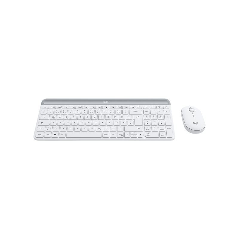 LOGITECH Slim Wireless Keyboard and Mouse Combo MK470 - OFFWHITE - DEU - CENTRAL
