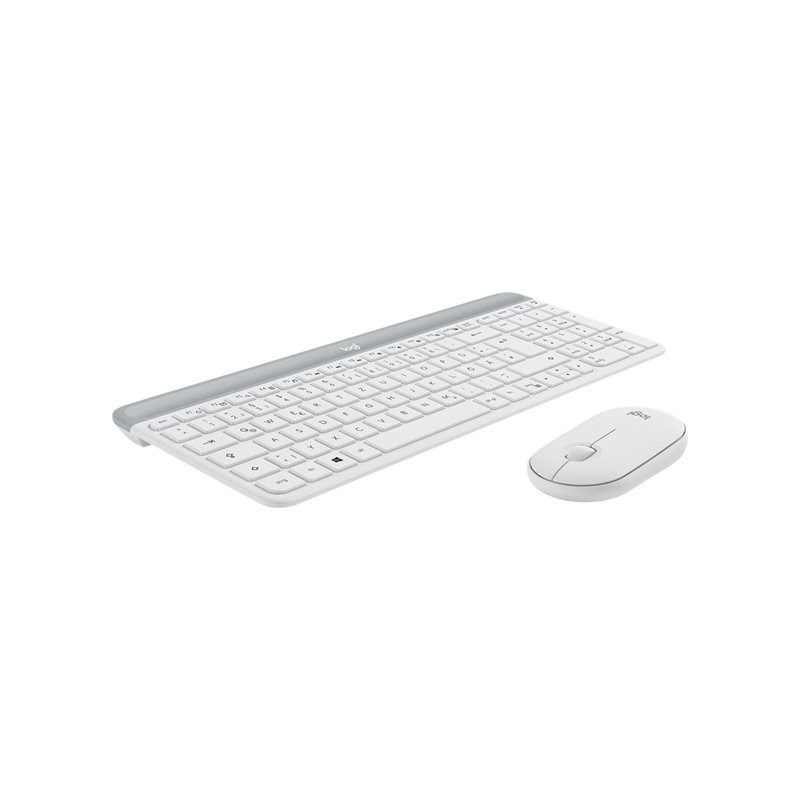 LOGITECH Slim Wireless Keyboard and Mouse Combo MK470 - OFFWHITE - DEU - CENTRAL