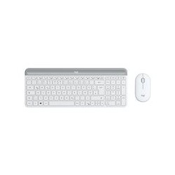 LOGITECH Slim Wireless Keyboard and Mouse Combo MK470 - OFFWHITE - DEU - CENTRAL
