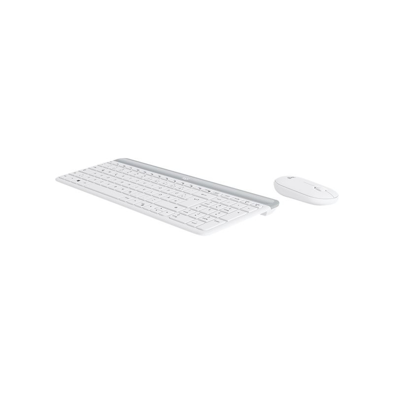 LOGITECH Slim Wireless Keyboard and Mouse Combo MK470 - OFFWHITE - DEU - CENTRAL