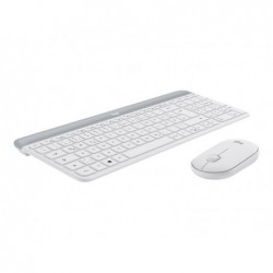 LOGITECH Slim Wireless Keyboard and Mouse Combo MK470 - OFFWHITE - DEU - CENTRAL