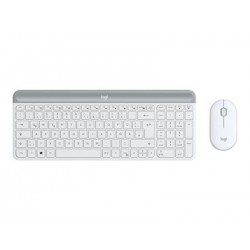 LOGITECH Slim Wireless Keyboard and Mouse Combo MK470 - OFFWHITE - DEU - CENTRAL