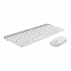 LOGITECH Slim Wireless Keyboard and Mouse Combo MK470 - OFFWHITE - DEU - CENTRAL
