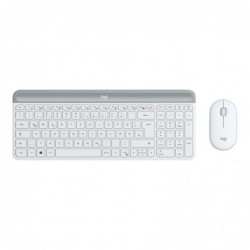 LOGITECH Slim Wireless Keyboard and Mouse Combo MK470 - OFFWHITE - DEU - CENTRAL