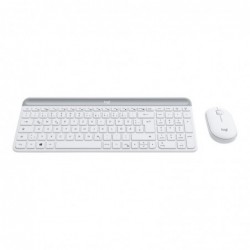 LOGITECH Slim Wireless Keyboard and Mouse Combo MK470 - OFFWHITE - DEU - CENTRAL