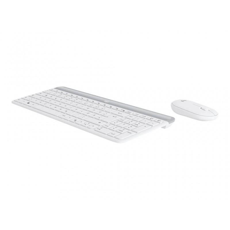 LOGITECH Slim Wireless Keyboard and Mouse Combo MK470 - OFFWHITE - DEU - CENTRAL