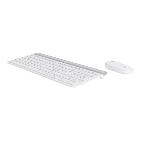 LOGITECH Slim Wireless Keyboard and Mouse Combo MK470 - OFFWHITE - DEU - CENTRAL