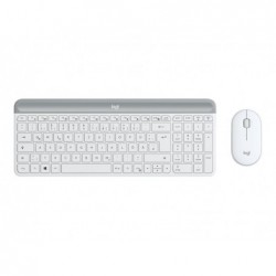 LOGITECH Slim Wireless Keyboard and Mouse Combo MK470 - OFFWHITE - DEU - CENTRAL