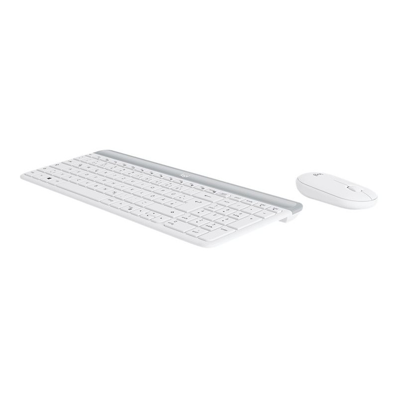 LOGITECH Slim Wireless Keyboard and Mouse Combo MK470 - OFFWHITE - DEU - CENTRAL