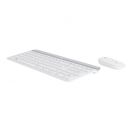 LOGITECH Slim Wireless Keyboard and Mouse Combo MK470 - OFFWHITE - DEU - CENTRAL