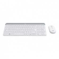 LOGITECH Slim Wireless Keyboard and Mouse Combo MK470 - OFFWHITE - DEU - CENTRAL