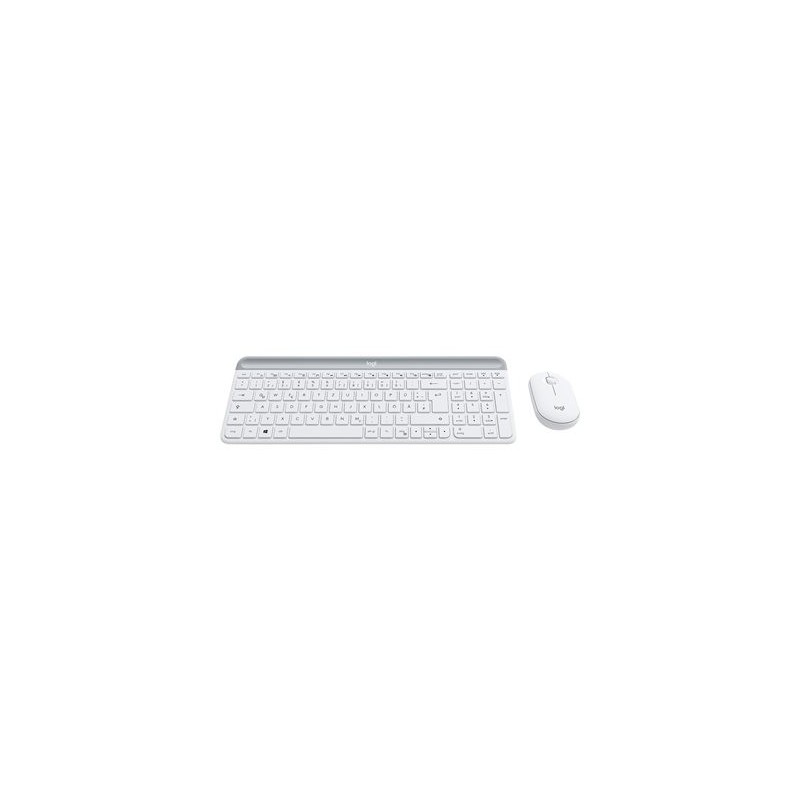 LOGITECH Slim Wireless Keyboard and Mouse Combo MK470 - OFFWHITE - DEU - CENTRAL