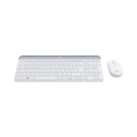 LOGITECH Slim Wireless Keyboard and Mouse Combo MK470 - OFFWHITE - DEU - CENTRAL