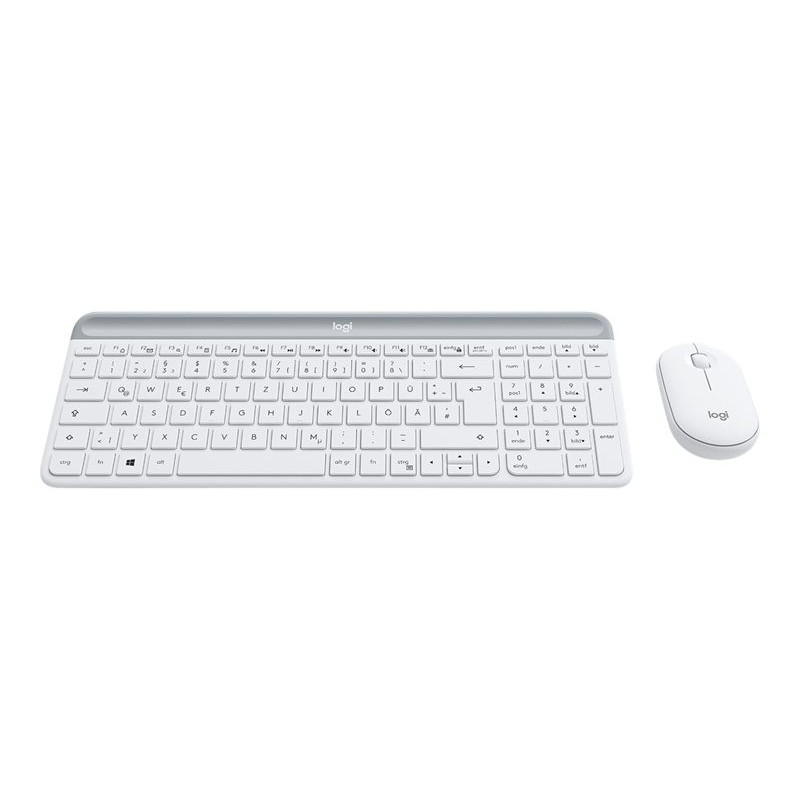 LOGITECH Slim Wireless Keyboard and Mouse Combo MK470 - OFFWHITE - DEU - CENTRAL