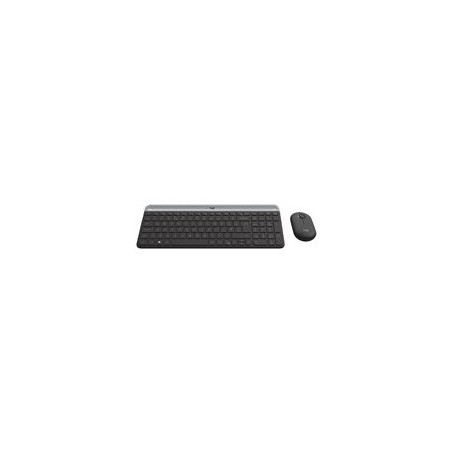 LOGITECH Slim Wireless Keyboard and Mouse Combo MK470 - GRAPHITE - FRA - CENTRAL