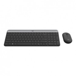 LOGITECH Slim Wireless Keyboard and Mouse Combo MK470 - GRAPHITE - NLB - CENTRAL