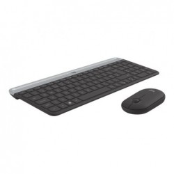 LOGITECH Slim Wireless Keyboard and Mouse Combo MK470 - GRAPHITE - NLB - CENTRAL