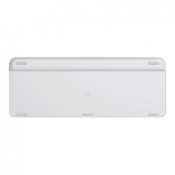 LOGITECH Slim Wireless Combo MK470 Keyboard and mouse set wireless 2.4 GHz Nordic off-white (PAN)