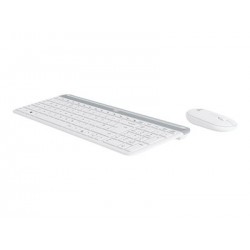LOGITECH Slim Wireless Combo MK470 Keyboard and mouse set wireless 2.4 GHz Nordic off-white (PAN)