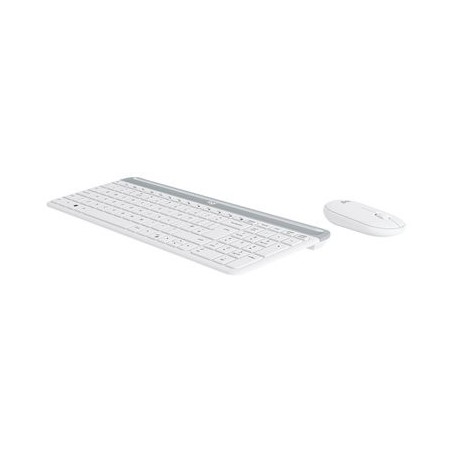 LOGITECH Slim Wireless Combo MK470 Keyboard and mouse set wireless 2.4 GHz Nordic off-white (PAN)