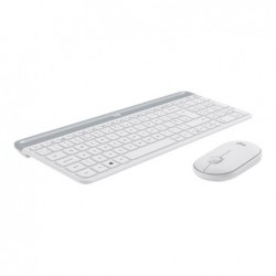 LOGITECH Slim Wireless Combo MK470 Keyboard and mouse set wireless 2.4 GHz Nordic off-white (PAN)