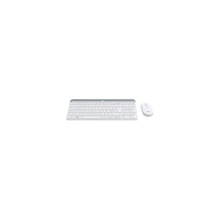 LOGITECH Slim Wireless Combo MK470 Keyboard and mouse set wireless 2.4 GHz Nordic off-white (PAN)
