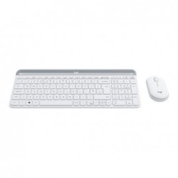 LOGITECH Slim Wireless Combo MK470 Keyboard and mouse set wireless 2.4 GHz Nordic off-white (PAN)