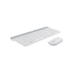 LOGITECH Slim Wireless Combo MK470 Keyboard and mouse set wireless 2.4 GHz Nordic off-white (PAN)