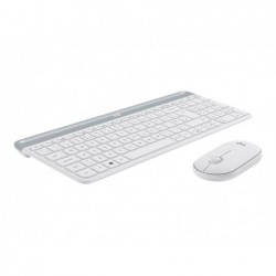 LOGITECH Slim Wireless Combo MK470 Keyboard and mouse set wireless 2.4 GHz Nordic off-white (PAN)