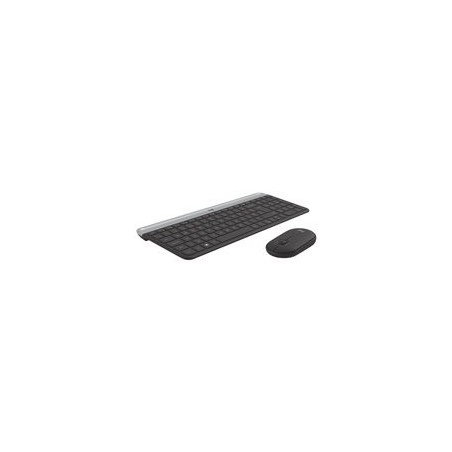 LOGITECH Slim Wireless Keyboard and Mouse Combo MK470 - GRAPHITE - UK - INTNL