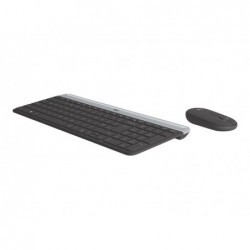 LOGITECH Slim Wireless Keyboard and Mouse Combo MK470 - GRAPHITE - UK - INTNL