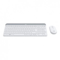 LOGITECH Slim Wireless Keyboard and Mouse Combo MK470 - OFFWHITE - UK - INTNL