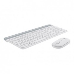 LOGITECH Slim Wireless Keyboard and Mouse Combo MK470 - OFFWHITE - UK - INTNL
