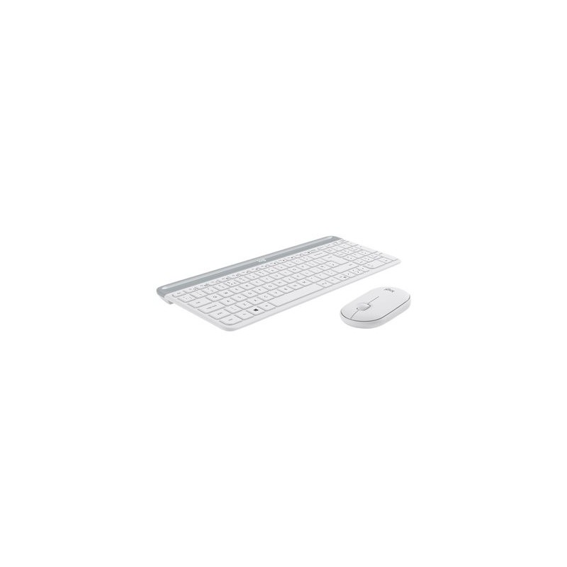 LOGITECH Slim Wireless Keyboard and Mouse Combo MK470 - OFFWHITE - UK - INTNL