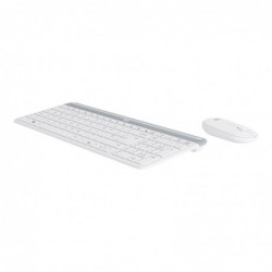 LOGITECH Slim Wireless Keyboard and Mouse Combo MK470 - OFFWHITE - UK - INTNL