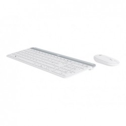 LOGITECH Slim Wireless Keyboard and Mouse Combo MK470 - OFFWHITE - UK - INTNL