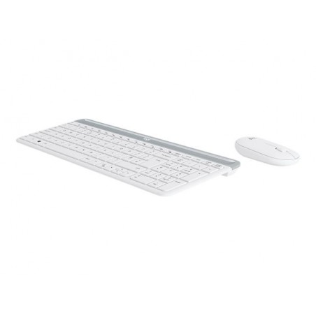 LOGITECH Slim Wireless Keyboard and Mouse Combo MK470 - OFFWHITE - UK - INTNL
