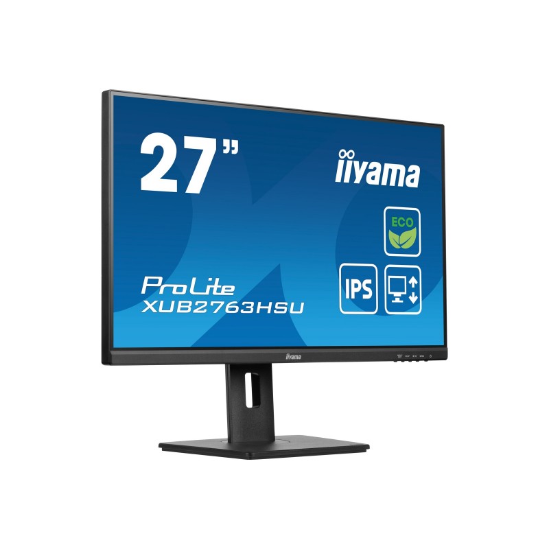 IIYAMA XUB2763HSU-B1 27inch ETE IPS FHD 100Hz 250cd/m2 3ms GTG HDMI DP 2xUSB 3.2 Speakers FreeSync FreeSync (P) IIYAMA XUB2763HSU-B1 27inch ETE IPS FHD 100Hz 250cd/m2 3ms GTG HDMI DP 2xUSB 3.2 Speakers FreeSync FreeSync (P)
