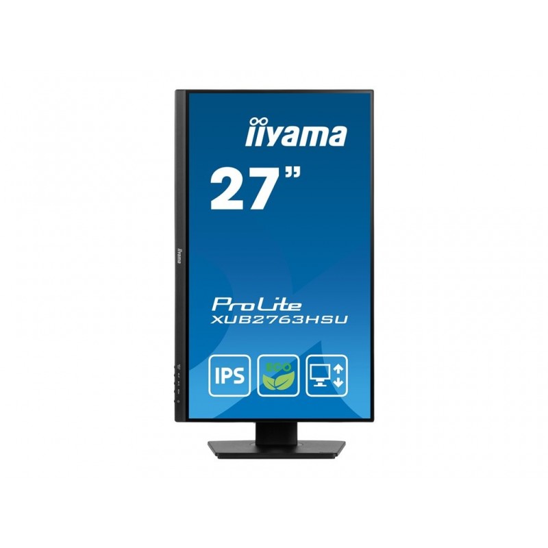 IIYAMA XUB2763HSU-B1 27inch ETE IPS FHD 100Hz 250cd/m2 3ms GTG HDMI DP 2xUSB 3.2 Speakers FreeSync FreeSync (P) IIYAMA XUB2763HSU-B1 27inch ETE IPS FHD 100Hz 250cd/m2 3ms GTG HDMI DP 2xUSB 3.2 Speakers FreeSync FreeSync (P)