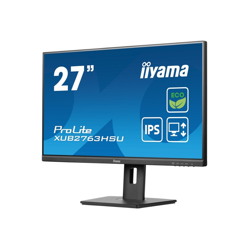 IIYAMA XUB2763HSU-B1 27inch ETE IPS FHD 100Hz 250cd/m2 3ms GTG HDMI DP 2xUSB 3.2 Speakers FreeSync FreeSync (P) IIYAMA XUB2763HSU-B1 27inch ETE IPS FHD 100Hz 250cd/m2 3ms GTG HDMI DP 2xUSB 3.2 Speakers FreeSync FreeSync (P)