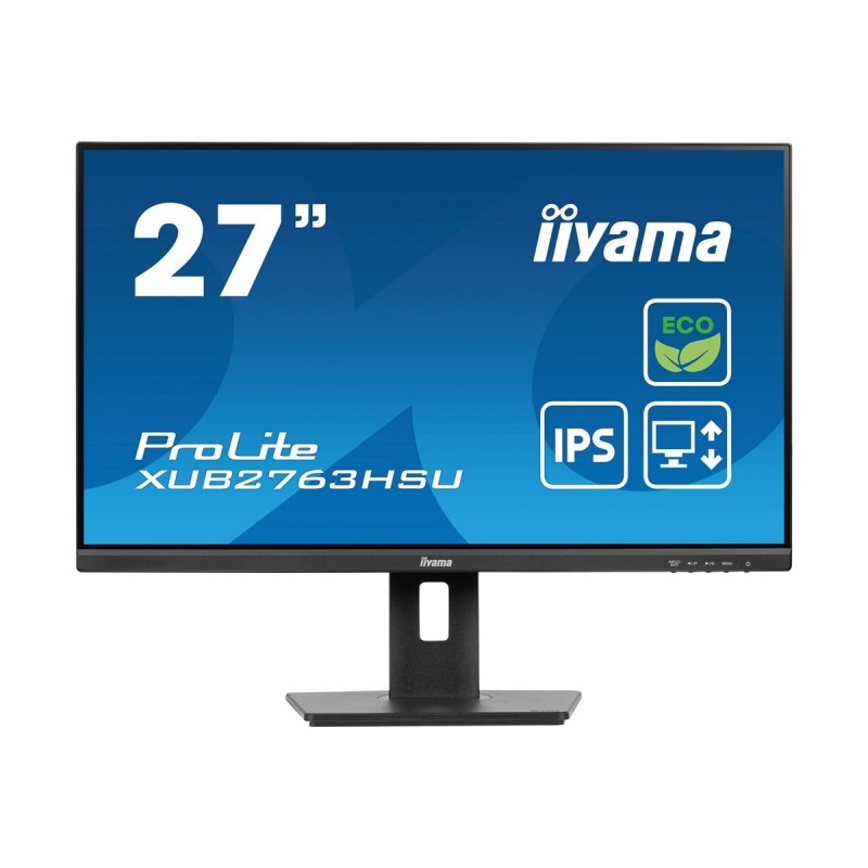 IIYAMA XUB2763HSU-B1 27inch ETE IPS FHD 100Hz 250cd/m2 3ms GTG HDMI DP 2xUSB 3.2 Speakers FreeSync FreeSync (P) IIYAMA XUB2763HSU-B1 27inch ETE IPS FHD 100Hz 250cd/m2 3ms GTG HDMI DP 2xUSB 3.2 Speakers FreeSync FreeSync (P)