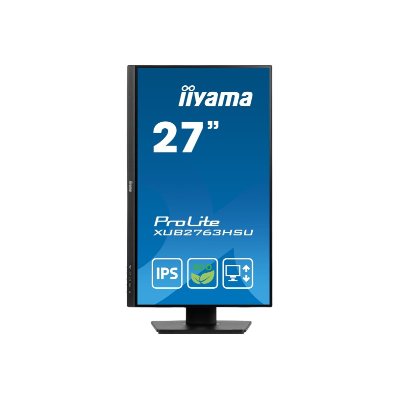 IIYAMA XUB2763HSU-B1 27inch ETE IPS FHD 100Hz 250cd/m2 3ms GTG HDMI DP 2xUSB 3.2 Speakers FreeSync FreeSync (P) IIYAMA XUB2763HSU-B1 27inch ETE IPS FHD 100Hz 250cd/m2 3ms GTG HDMI DP 2xUSB 3.2 Speakers FreeSync FreeSync (P)